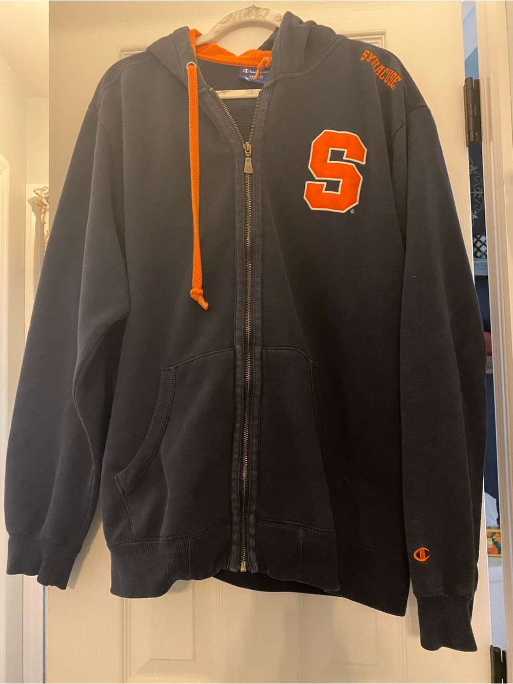 Champion Heritage Syracuse University Orange XXL Vintage Zip Up Hoodie 90’s